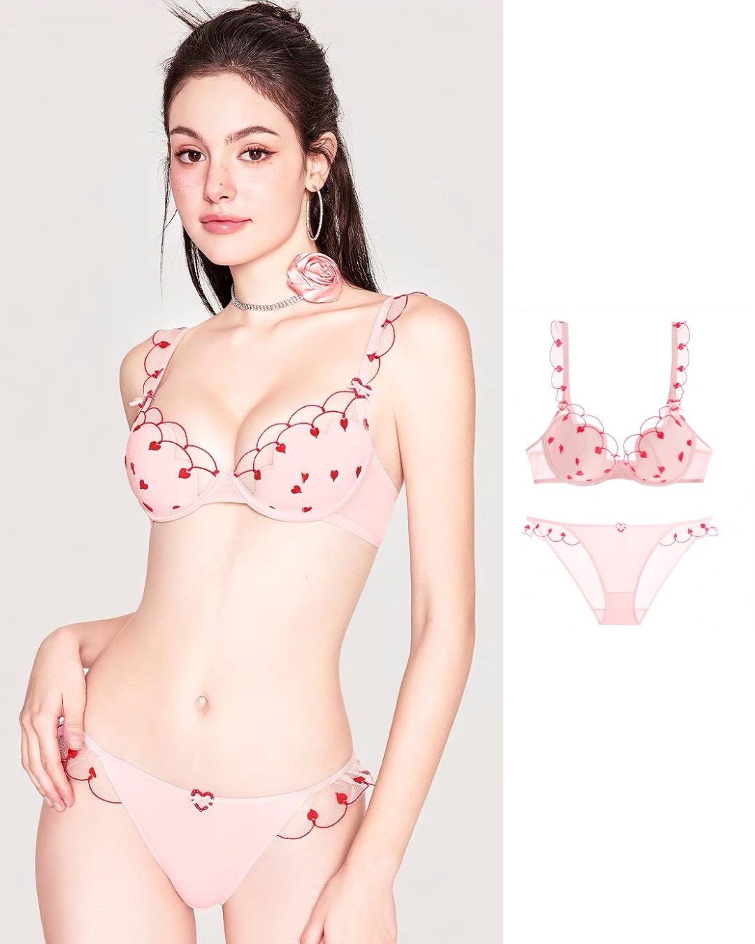 Erato Silk（ブラショーツセット・全2色）