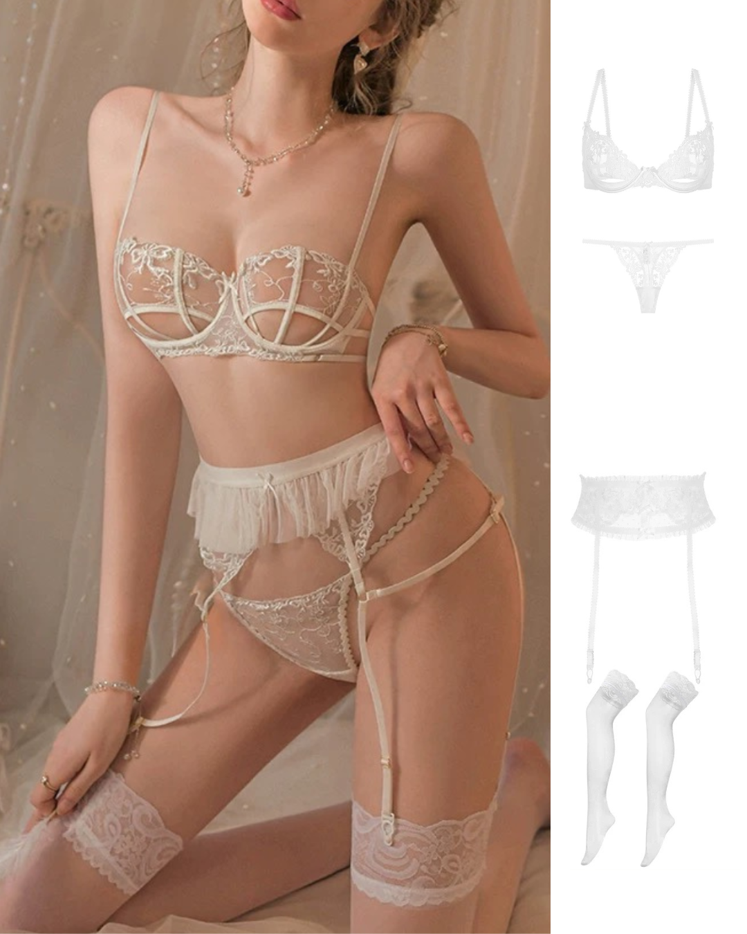 Leto（成套內衣褲・全2色）