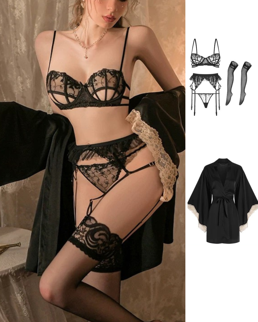 Leto（成套內衣褲・全2色）